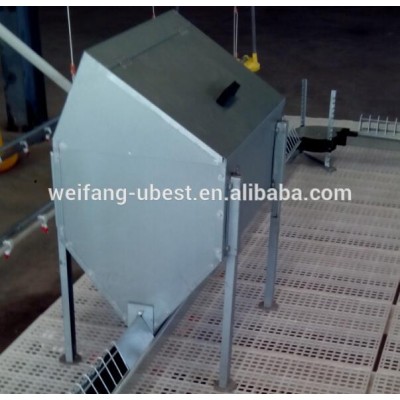 Automatic breeder chain pan feeding system for poultry equipment